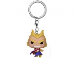 168 Dragon Trading Inc Key Chain: My Hero Academia - All Might (Silver Age) Pocket Pop Accessories