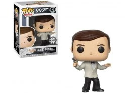Power Rangers James Bond: Roger Moore (White Tux) Pop (Special Convention Sticker) New Arrival