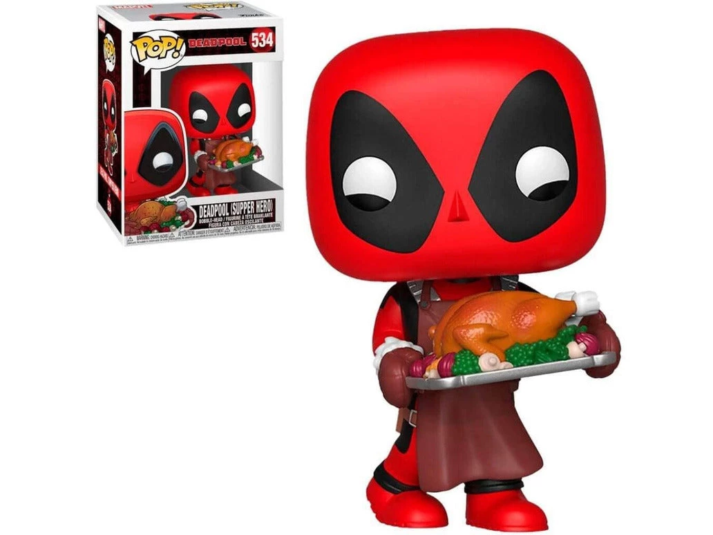 168 Dragon Trading Inc New Arrival Marvel Holiday: Deadpool W/ Turkey Pop Vinyl Figure 3 168 Dragon Trading Inc New Arrival Marvel Holiday: Deadpool W/ Turkey Pop Vinyl Figure