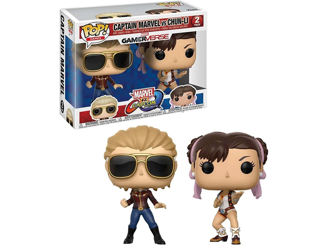 Dragons Trading Marvel Vs. Capcom Infinite: Captain Marvel Vs Chun-Li Pops 3 Dragons Trading Marvel Vs. Capcom Infinite: Captain Marvel Vs Chun-Li Pops