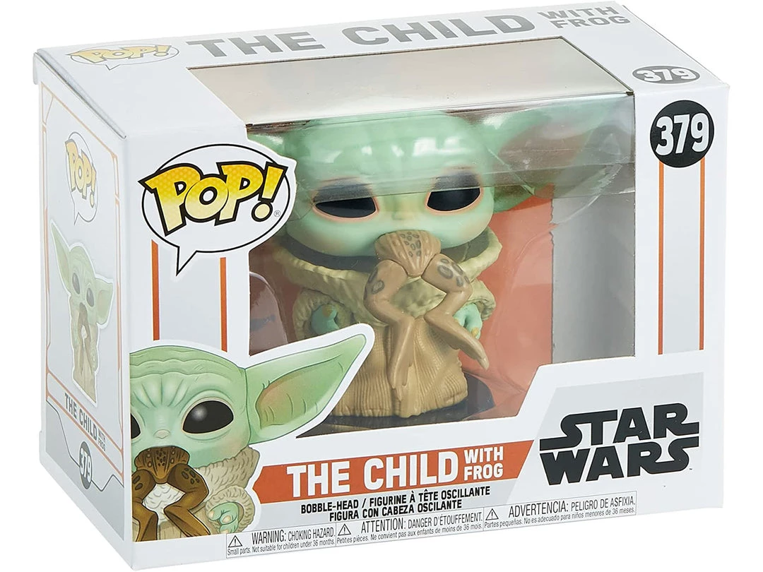 Dragons Trading Star Wars: Mandalorian - Grogu (The Child) W/ Frog Pop New Arrival 4 Dragons Trading Star Wars: Mandalorian - Grogu (The Child) W/ Frog Pop New Arrival