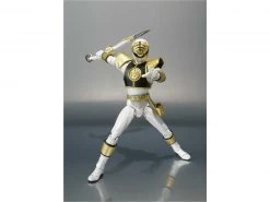 Dragons Trading Tamashii Nations S.H. Figuarts Mighty Morphin Power Rangers White Ranger Figure Bandai & Banpresto