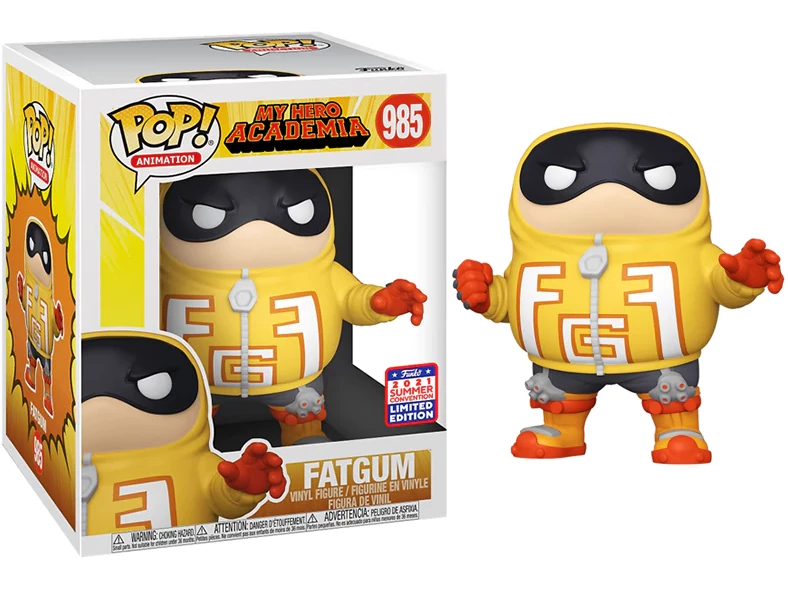 Dragons Trading Summer Convention - My Hero Academia - Fatgum 6'' Pop 4 Dragons Trading Summer Convention - My Hero Academia - Fatgum 6'' Pop
