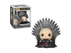 Dragons Trading Figures & Statues Funko Pop! Deluxe: Game Of Thrones S10- Daenerys Targaryen Sitting On Iron Throne