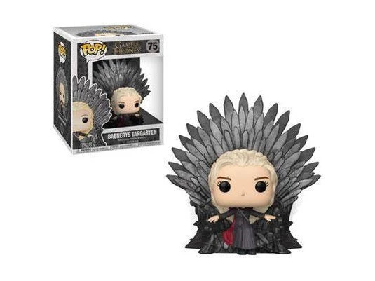 Dragons Trading Figures & Statues Funko Pop! Deluxe: Game Of Thrones S10- Daenerys Targaryen Sitting On Iron Throne 3 Dragons Trading Figures & Statues Funko Pop! Deluxe: Game Of Thrones S10- Daenerys Targaryen Sitting On Iron Throne
