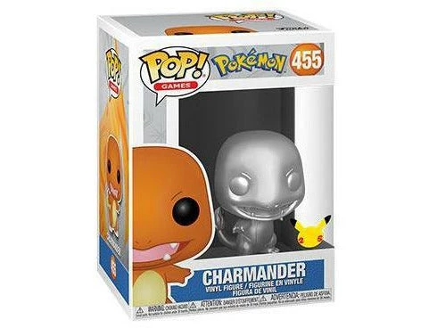 Dragons Trading New Arrival Pokemon- Charmander (Silver Metallic) 4 Dragons Trading New Arrival Pokemon- Charmander (Silver Metallic)